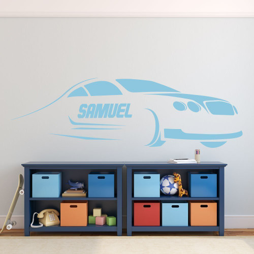 Personalized Race Car Wall Decor