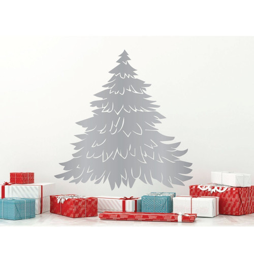 Christmas Tree Wall Decal Silhouette