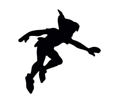 Peter Pan Shadow Wall Decal