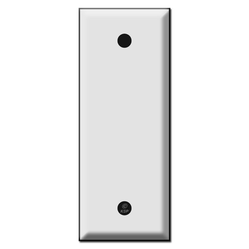 Narrow 1.5'' Wide Blank Switch Plates Kyle Switch Plates