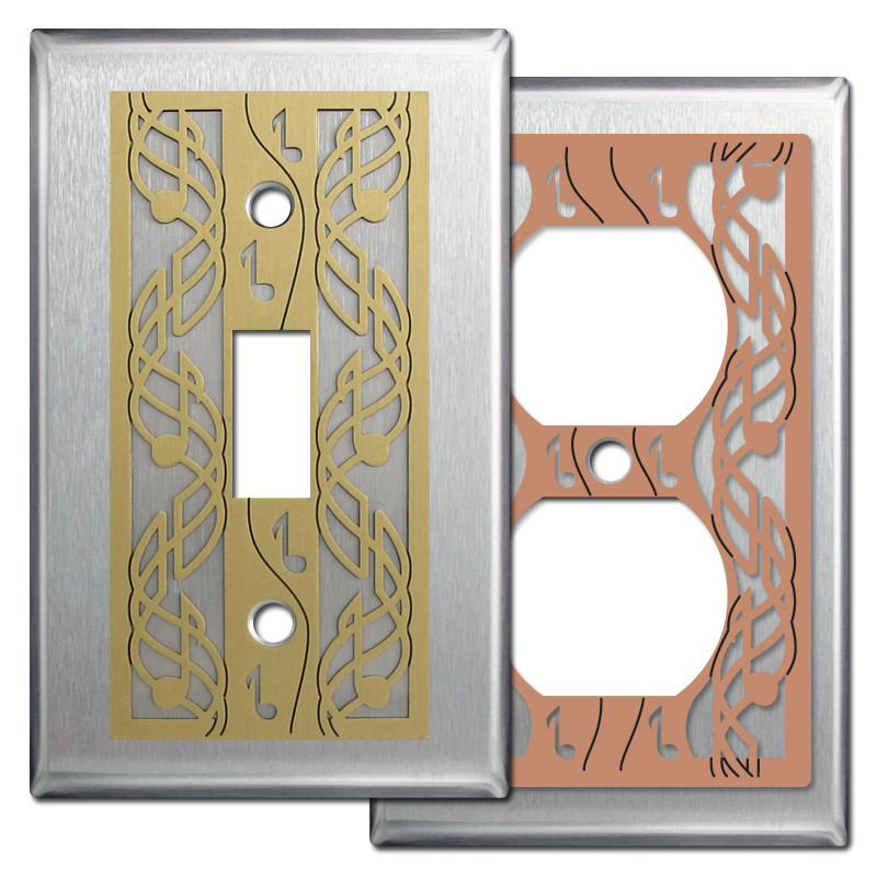 Artistic Music Light Switch Covers - Kyle Switch Plates