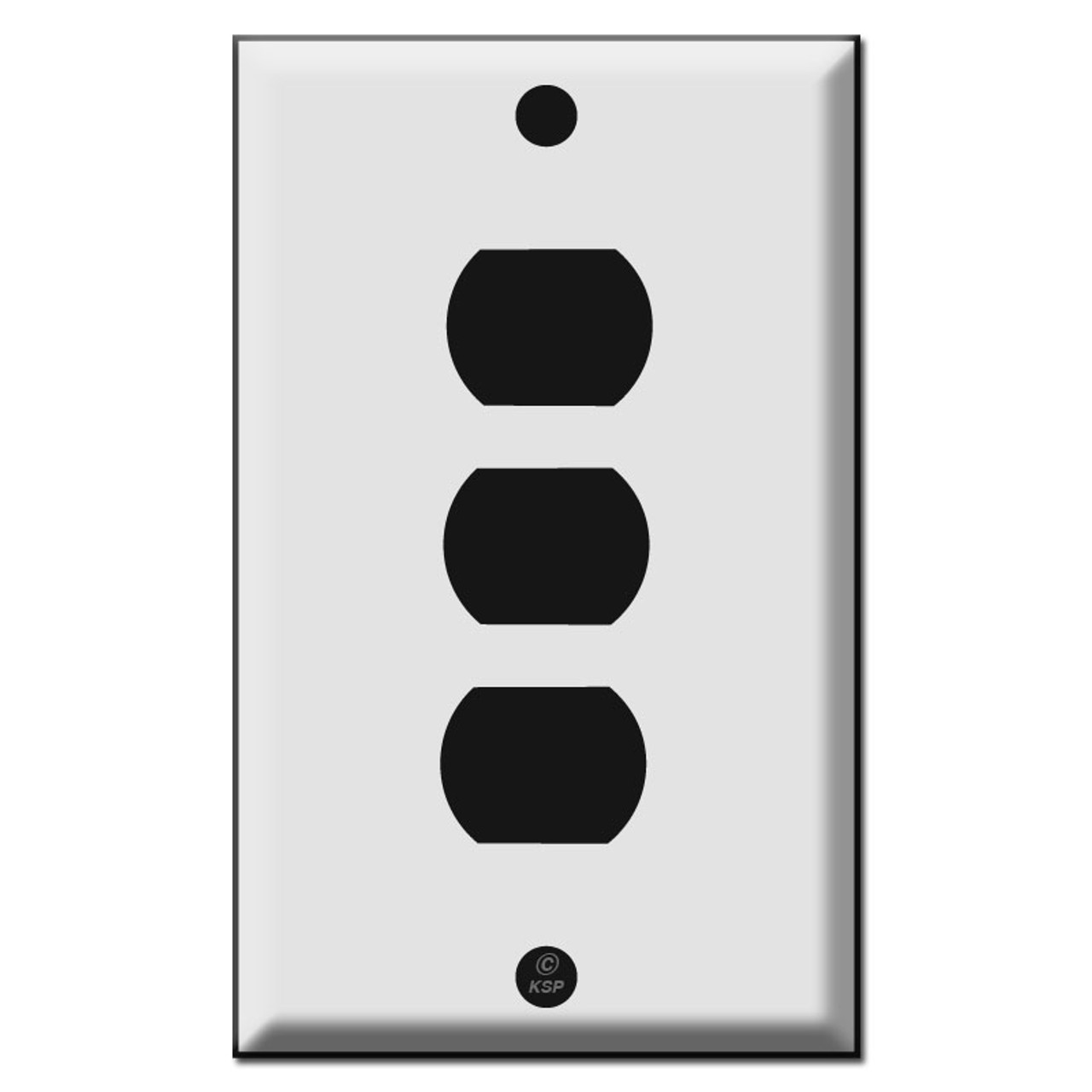 black wall switch plates