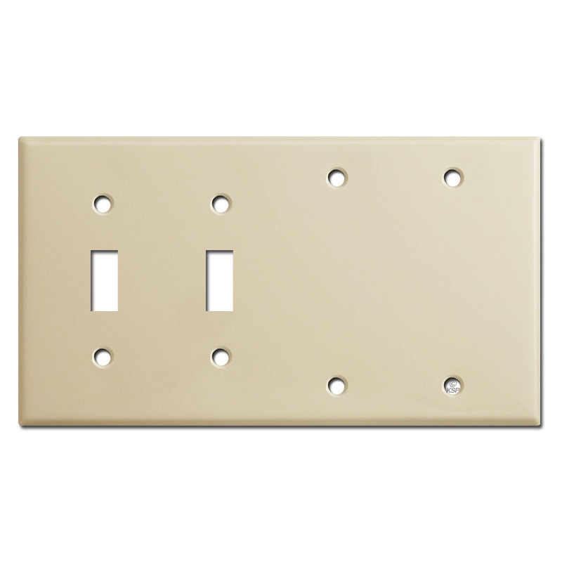 Ivory Combo Switch Cover Plates