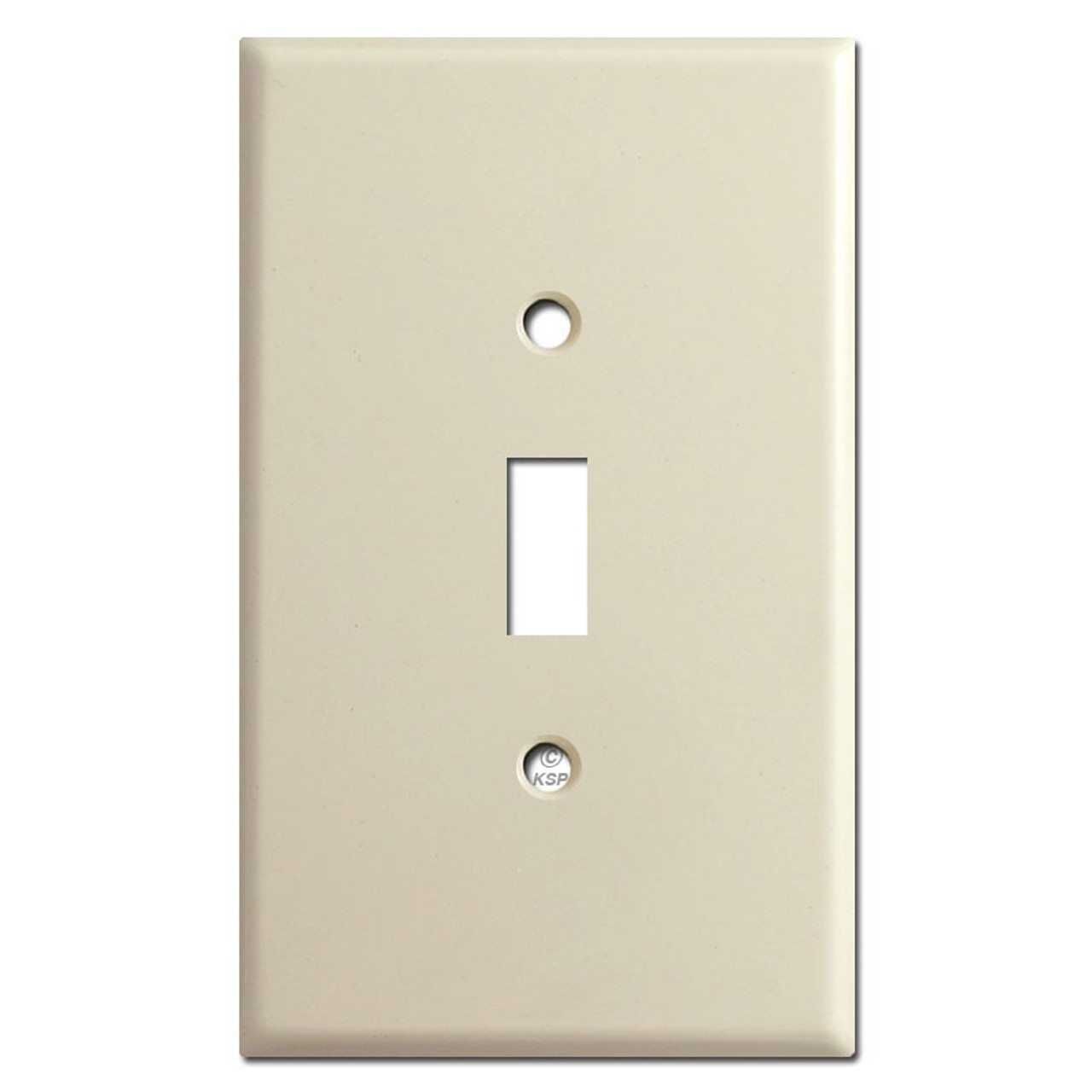 Ivory Jumbo Switch Plates and Outlet Covers