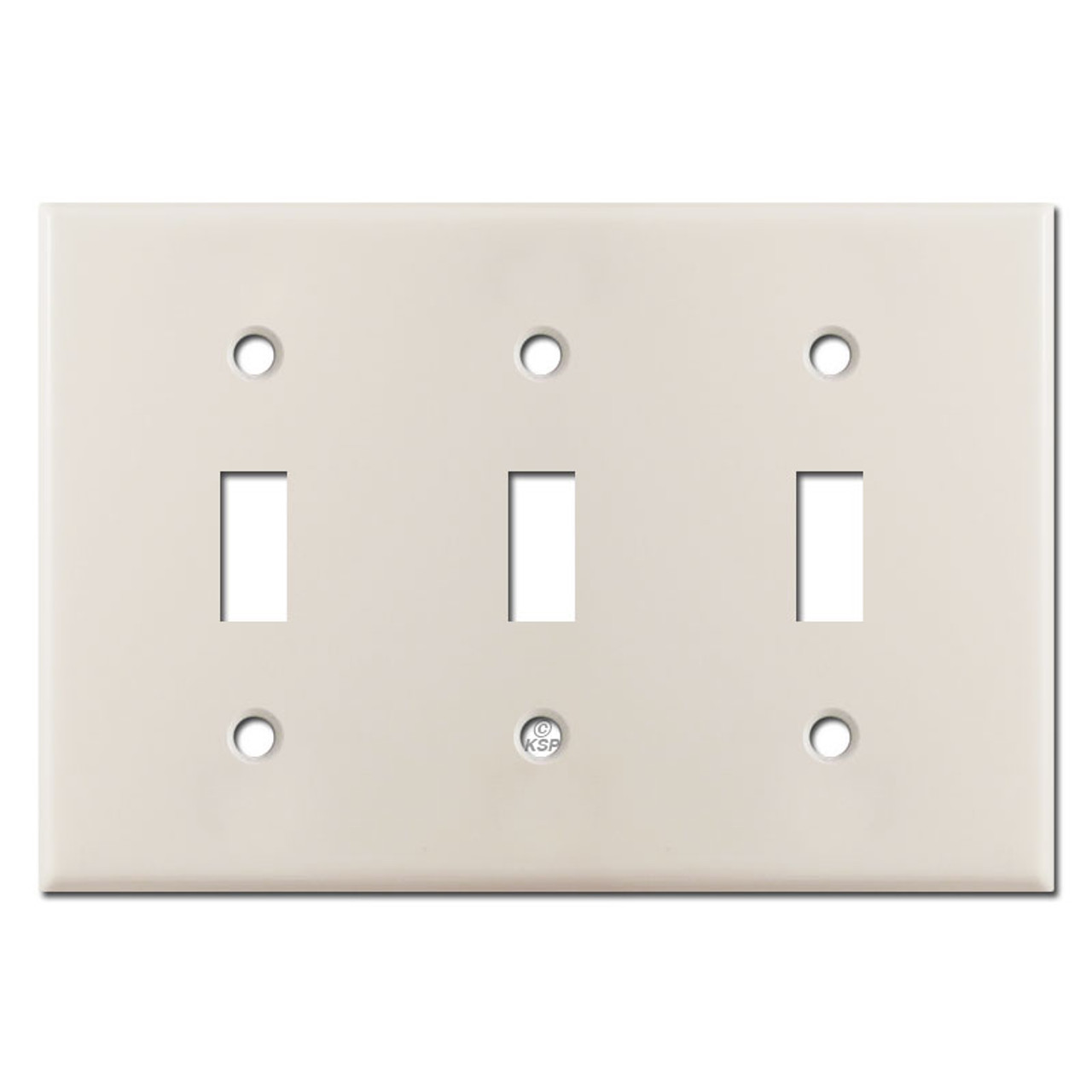 Light Almond Toggle to Blank Switch Plate Adapters