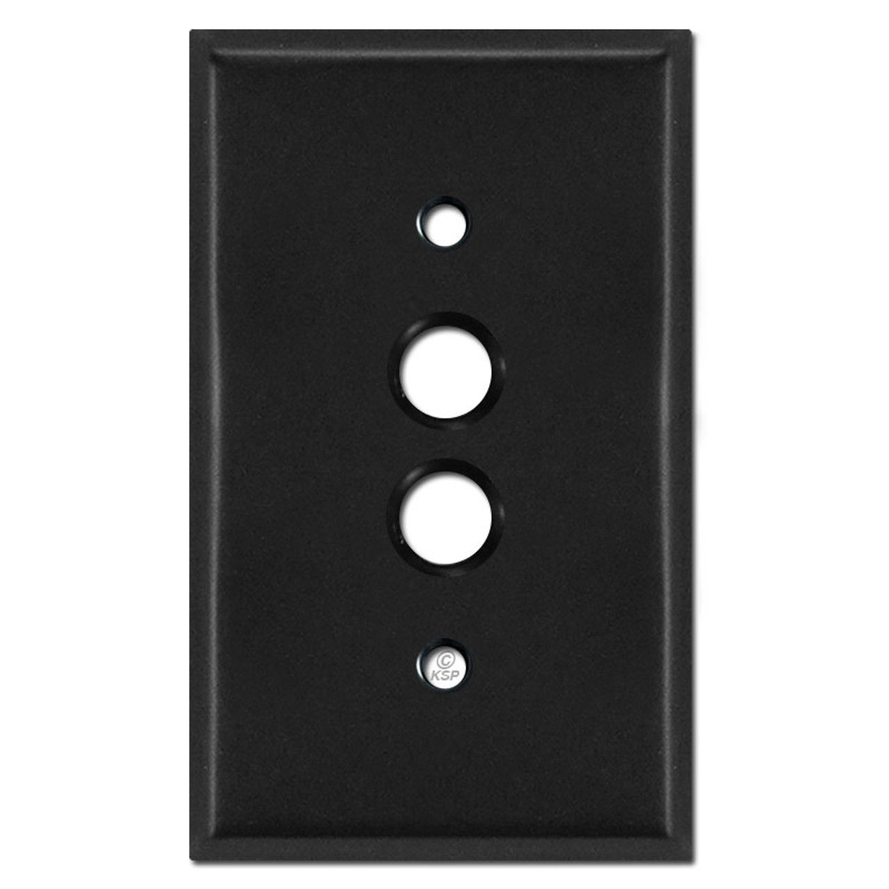 1 Gang Push Button Light Switch Covers Black