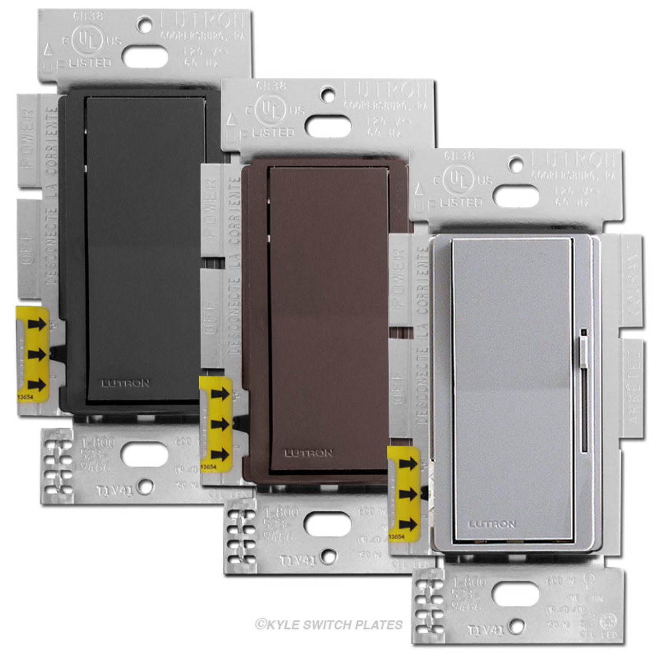 Lutron Diva Dimmer Switches for CFL & LED Light Bulbs DVCL153P