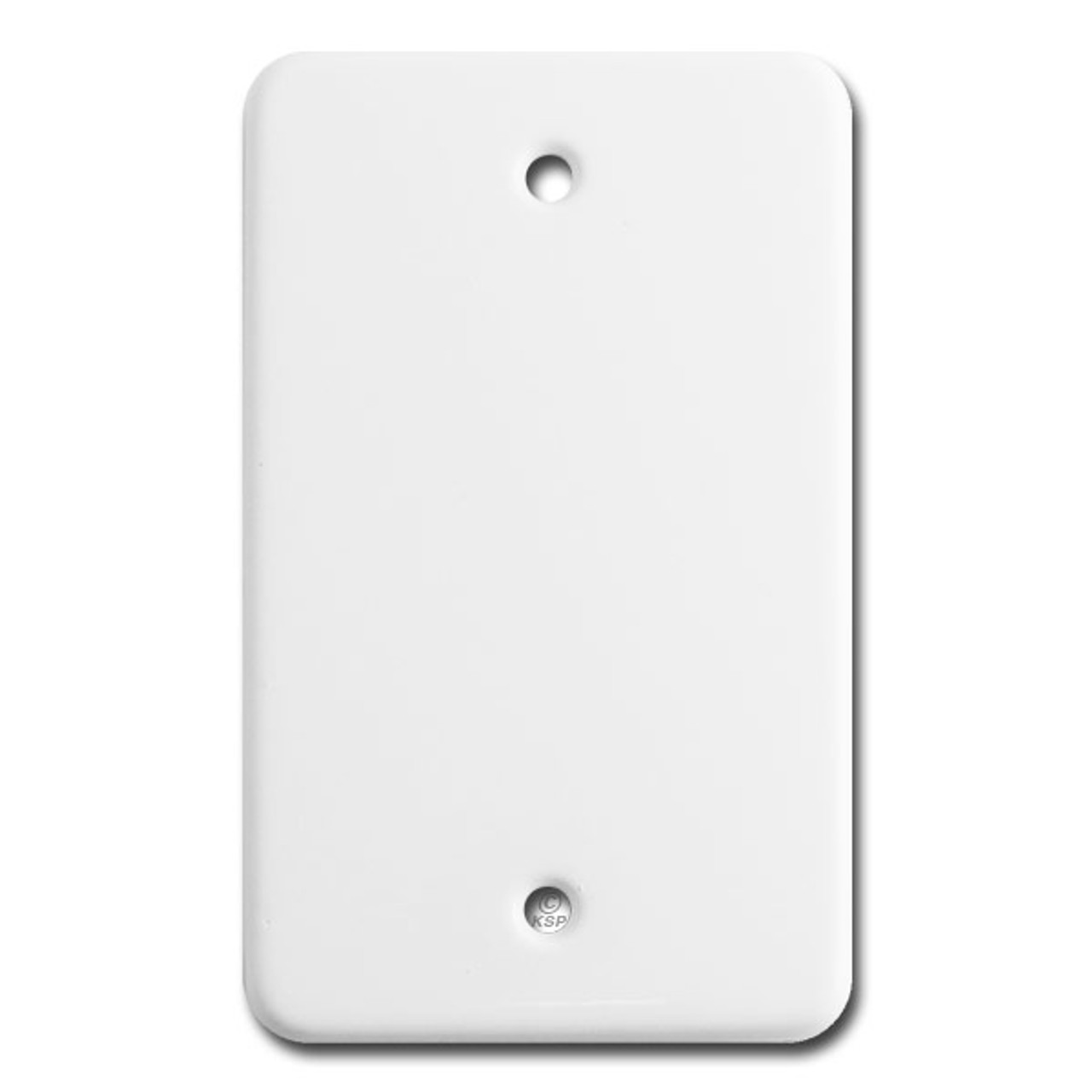 Extra Deep 1 Blank Electrical Wall Plates Satin Stainless Steel