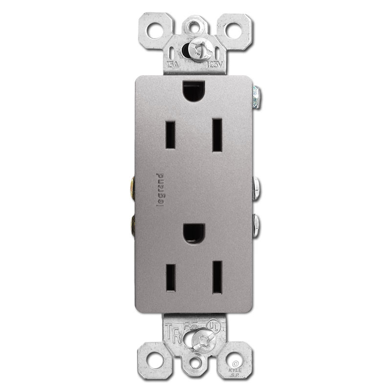 Nickel Electrical Outlets & Light Switches Kyle Switch Plates