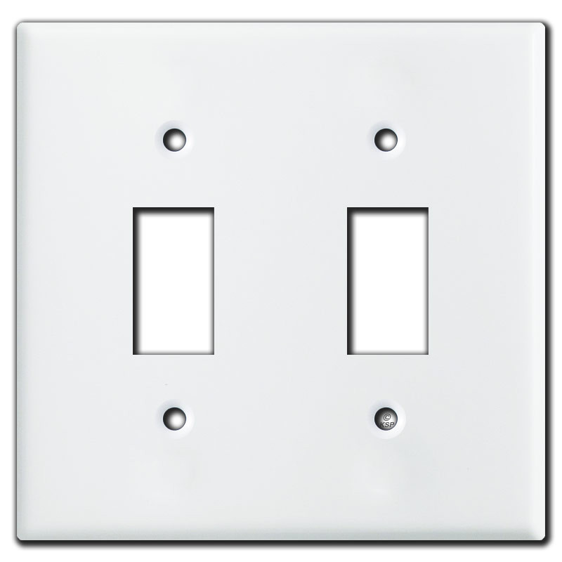 Retracting Awning Mini Rocker Switch Covers - White