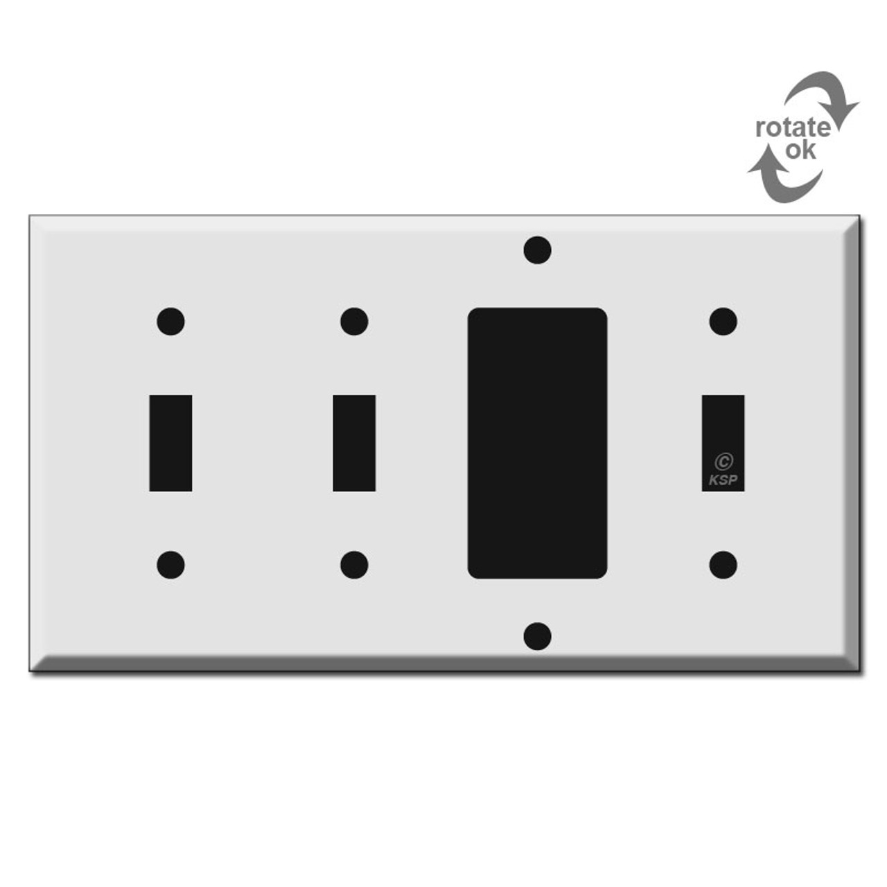 2 Toggle 1 Rocker 1 Toggle Switch Plate Covers Kyle Switch Plates