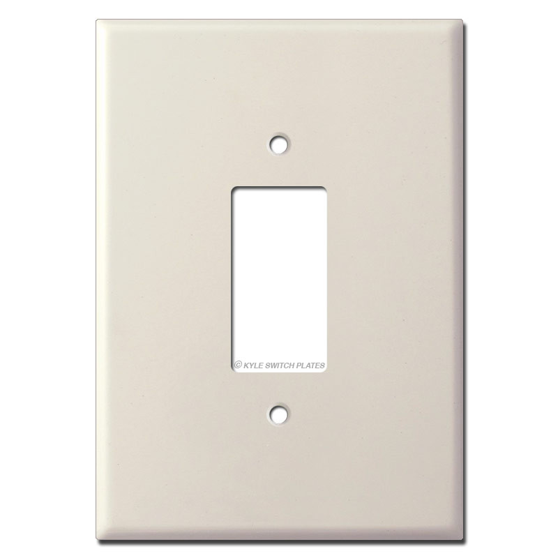 Ultra Oversized Outlet Cover in 7.5'' Tall Size Light Almond