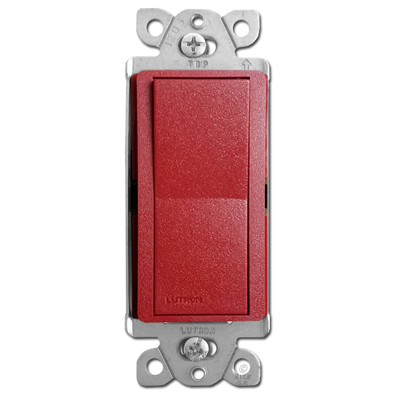 Red Electrical Outlets & Light Switches, Red Dimmers for Switch Plates