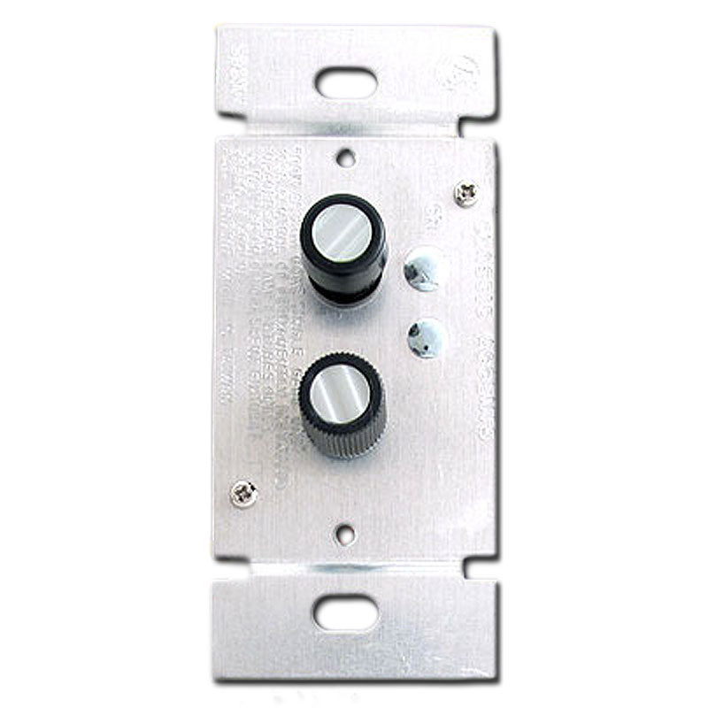 Narrow Push Button Dimmer Switches - 3 Way 400 Watt Trimmed