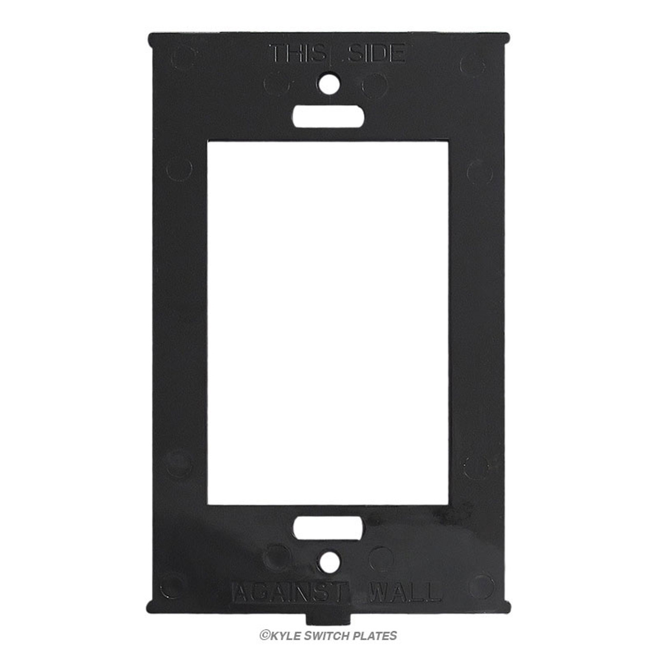 White Ultra 1-Gang Touch Plate Wall Switch Plate Covers