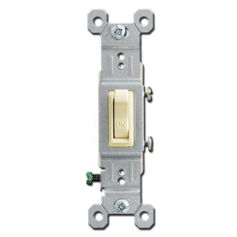 Ivory Toggle Switch 15 Amps | Kyle Switch Plates