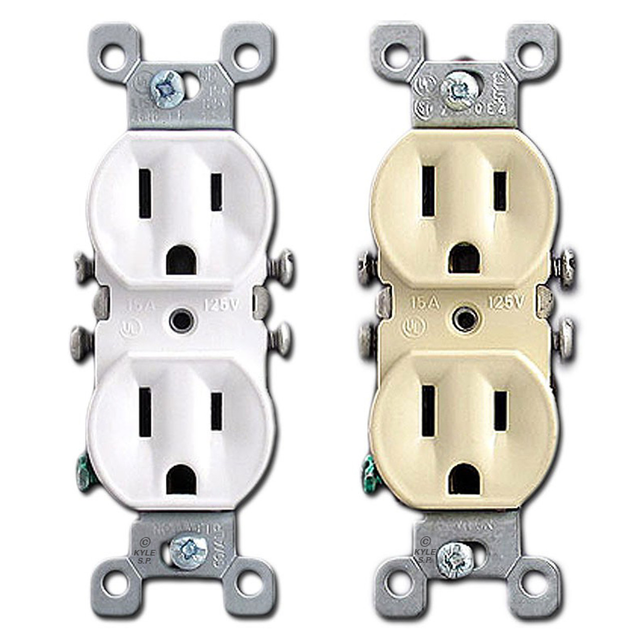 Leviton CO/ALR Aluminum Wiring Duplex Outlet Receptacles 12650