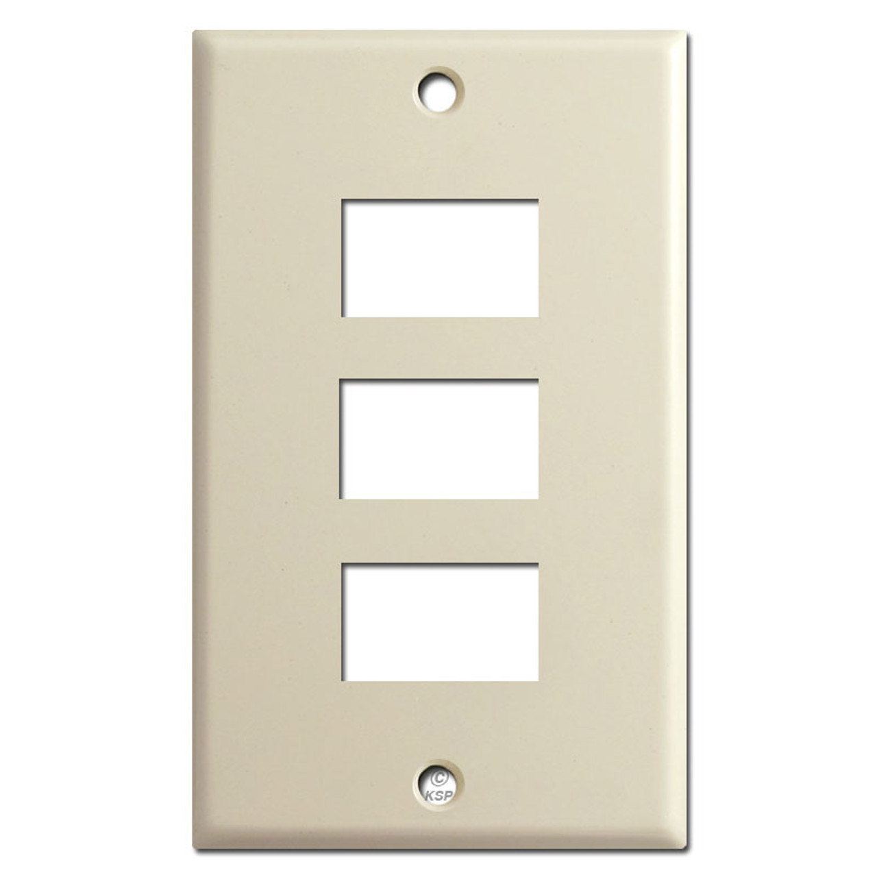 Ge Old Style Low Voltage Triple Light Switch Wall Plate