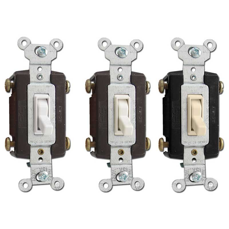 4-Way 15A Toggle Light Switches Pass & Seymour 664
