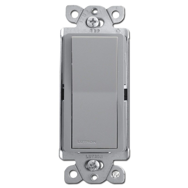 Designer Paddle Style Rocker Switch - Gray | Kyle Switch Plates