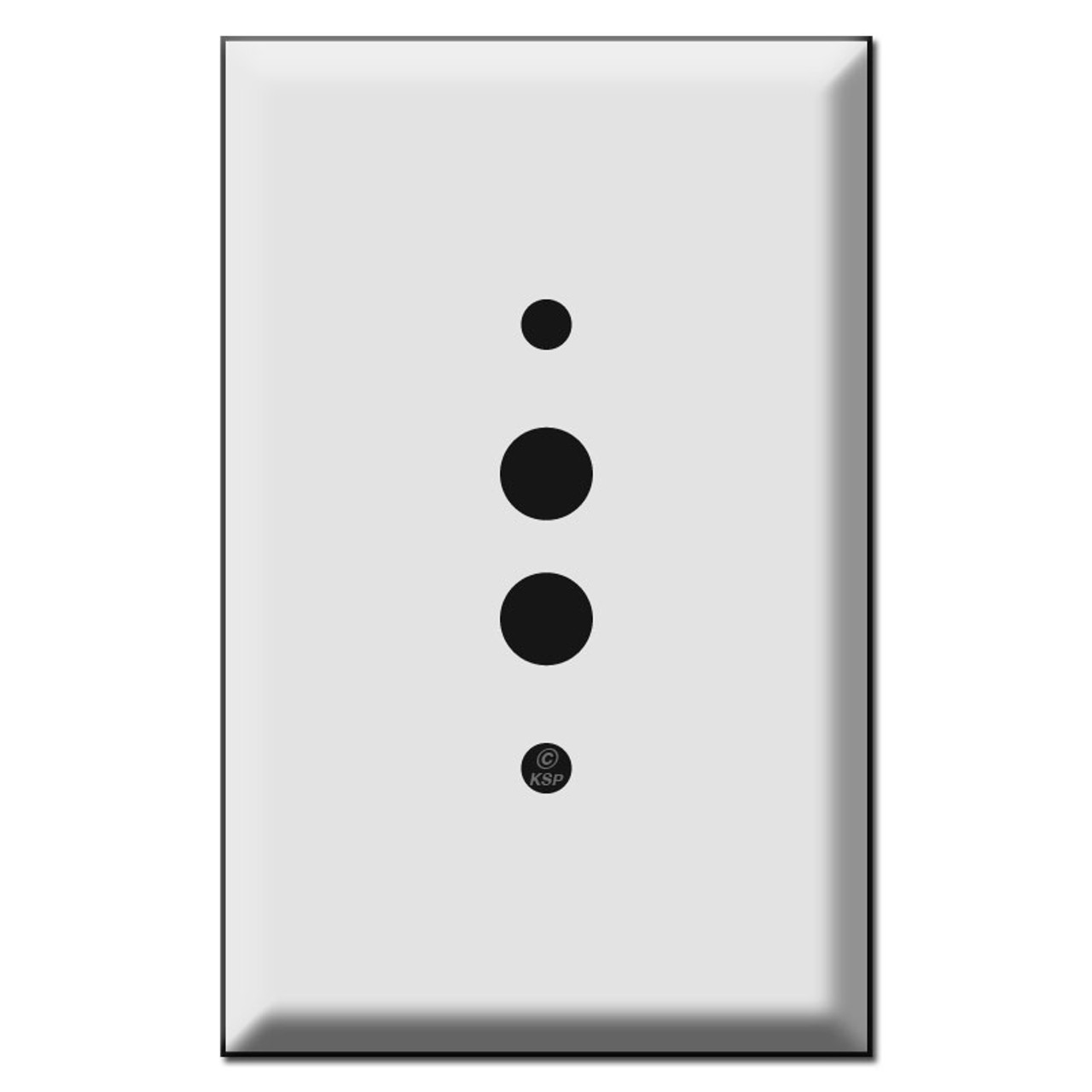Oversized 1 Push Button Light Switch Covers | Kyle Switch Plates