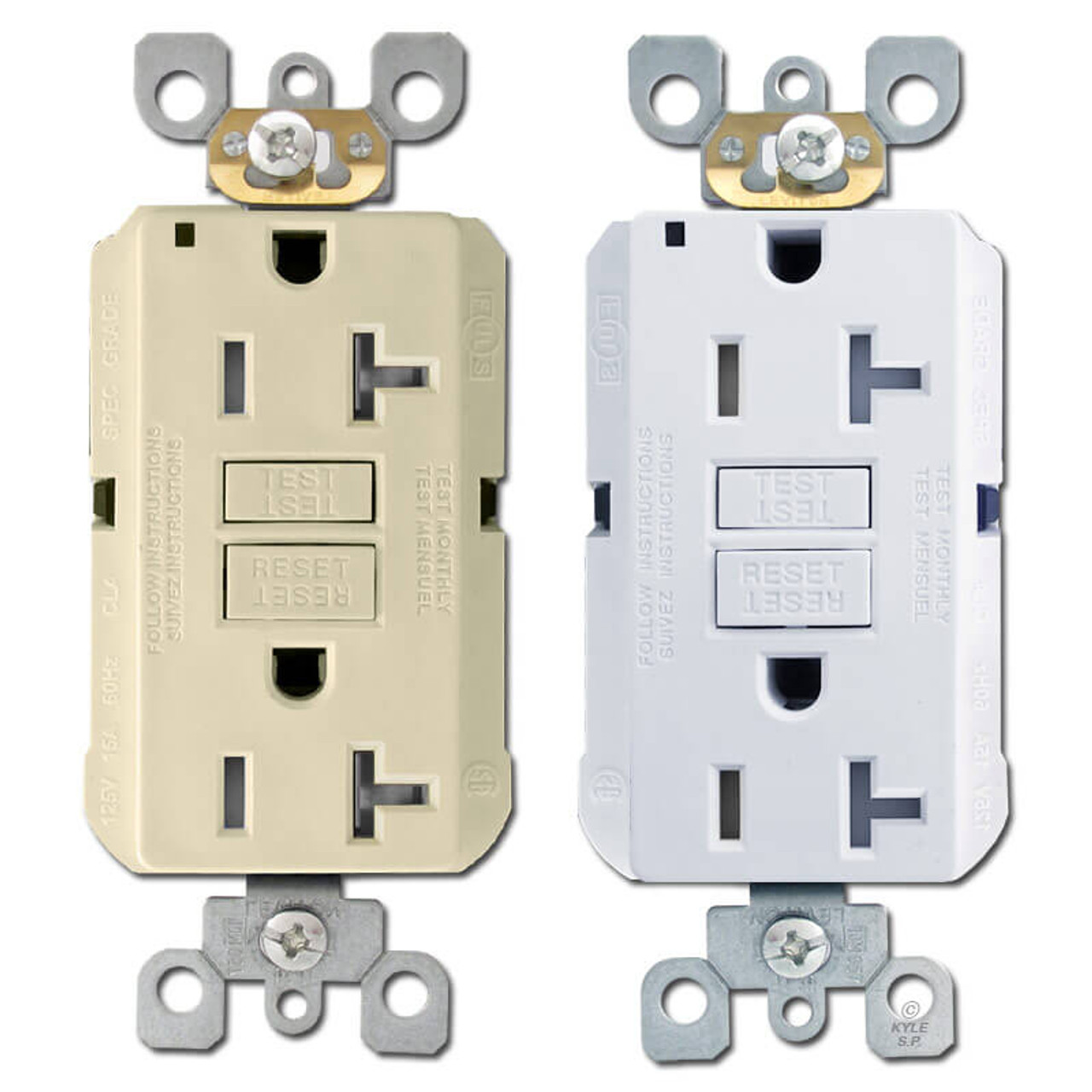 Ground Fault Decora Receptacles 20A Tamper Resistant Leviton Ground Fault Decora Receptacles 20a Tamper Resistant Leviton Lev Gftr2 All