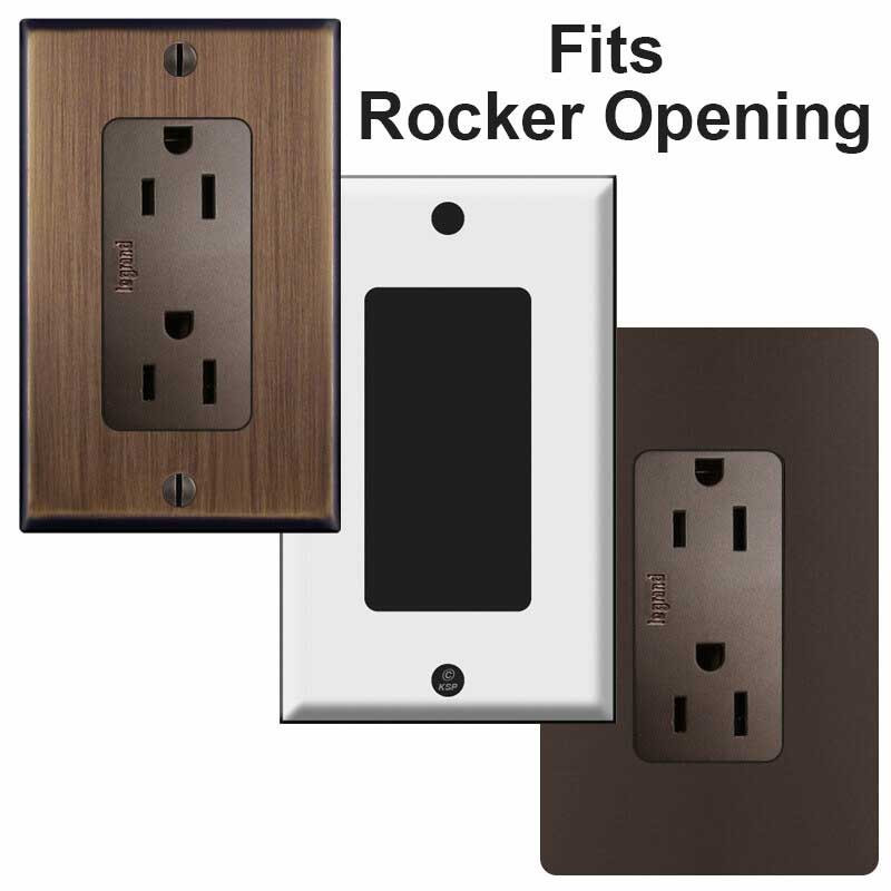 Dark Bronze Outlet Receptacle - Decor Tamper Resistant 15A