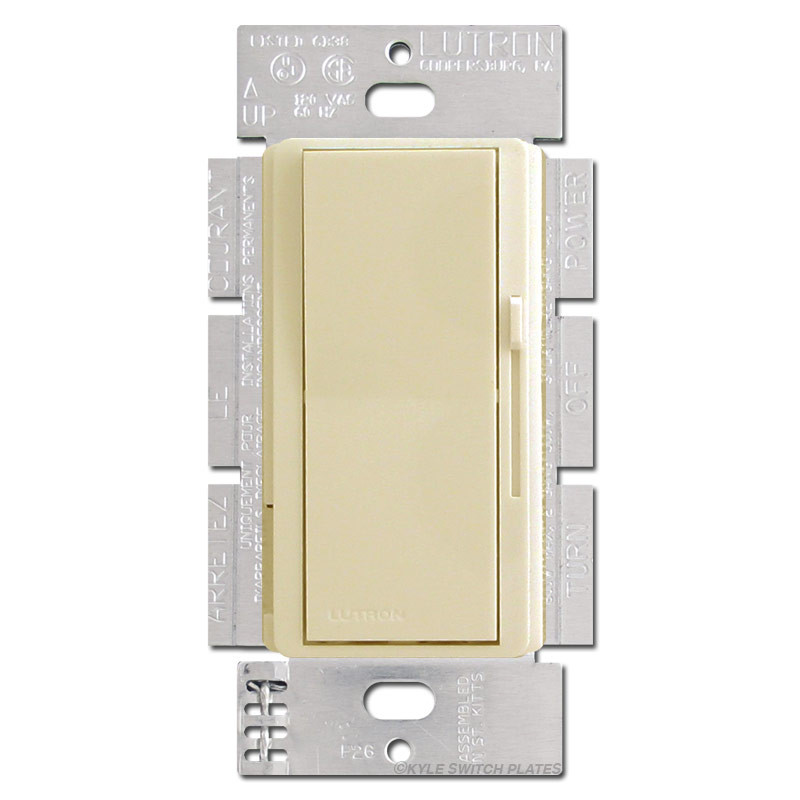 Ivory 3 Way Decorator Dimmer Switch Preset & Light 600W
