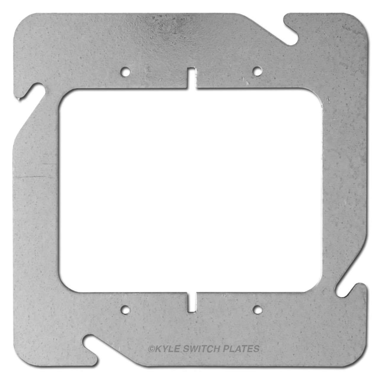 2 Device Plaster Ring for 4-11/16'' Square Electrical Box