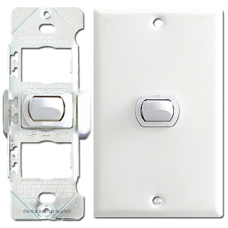 White Trigger Style Low Voltage Momentary Despard Switches
