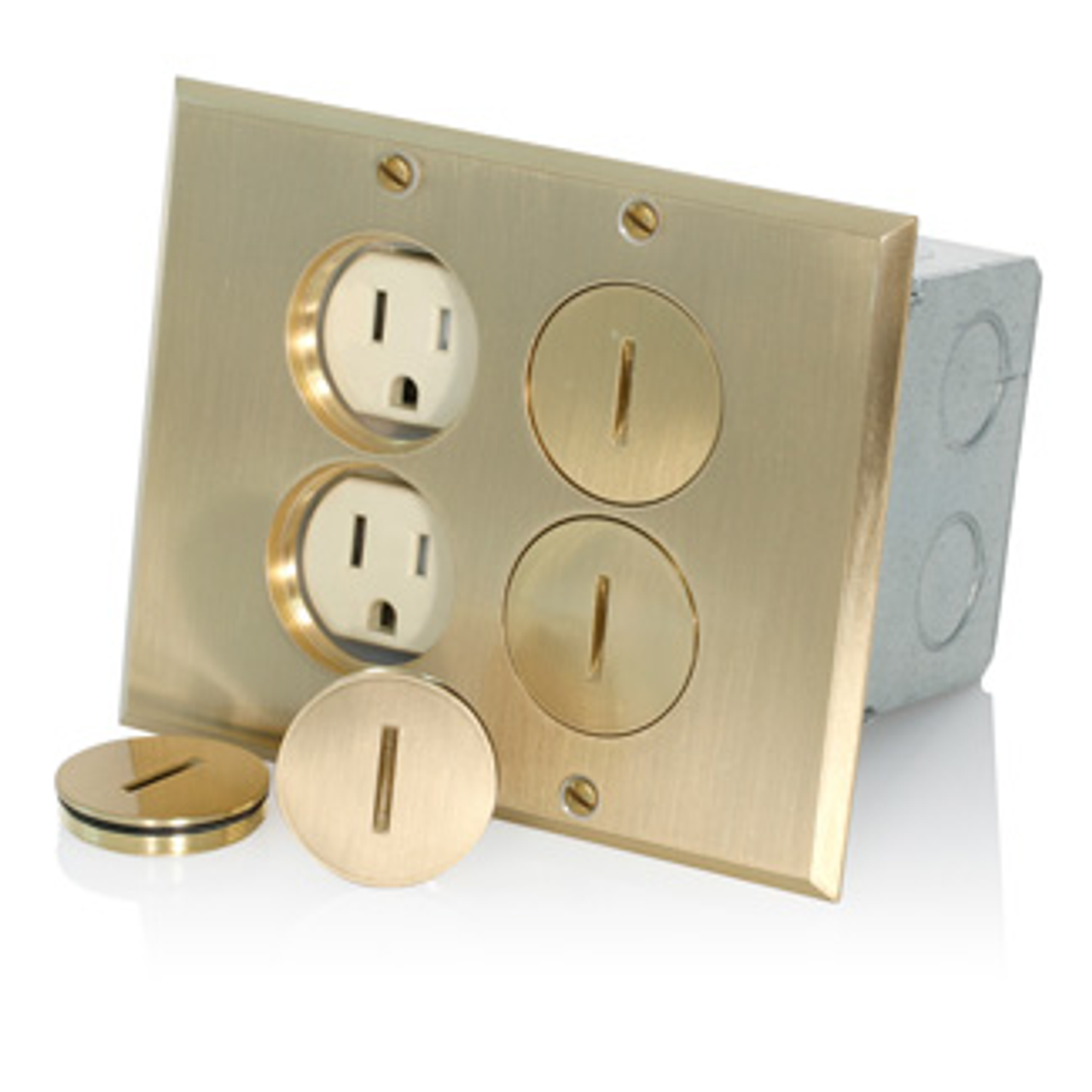 https://cdn11.bigcommerce.com/s-wlejmk/images/stencil/1280x1280/products/5754/16909/floor-outlet-4-plugs-brass-cover-leviton-35249-TFB__83519.1489473336.png?c=2