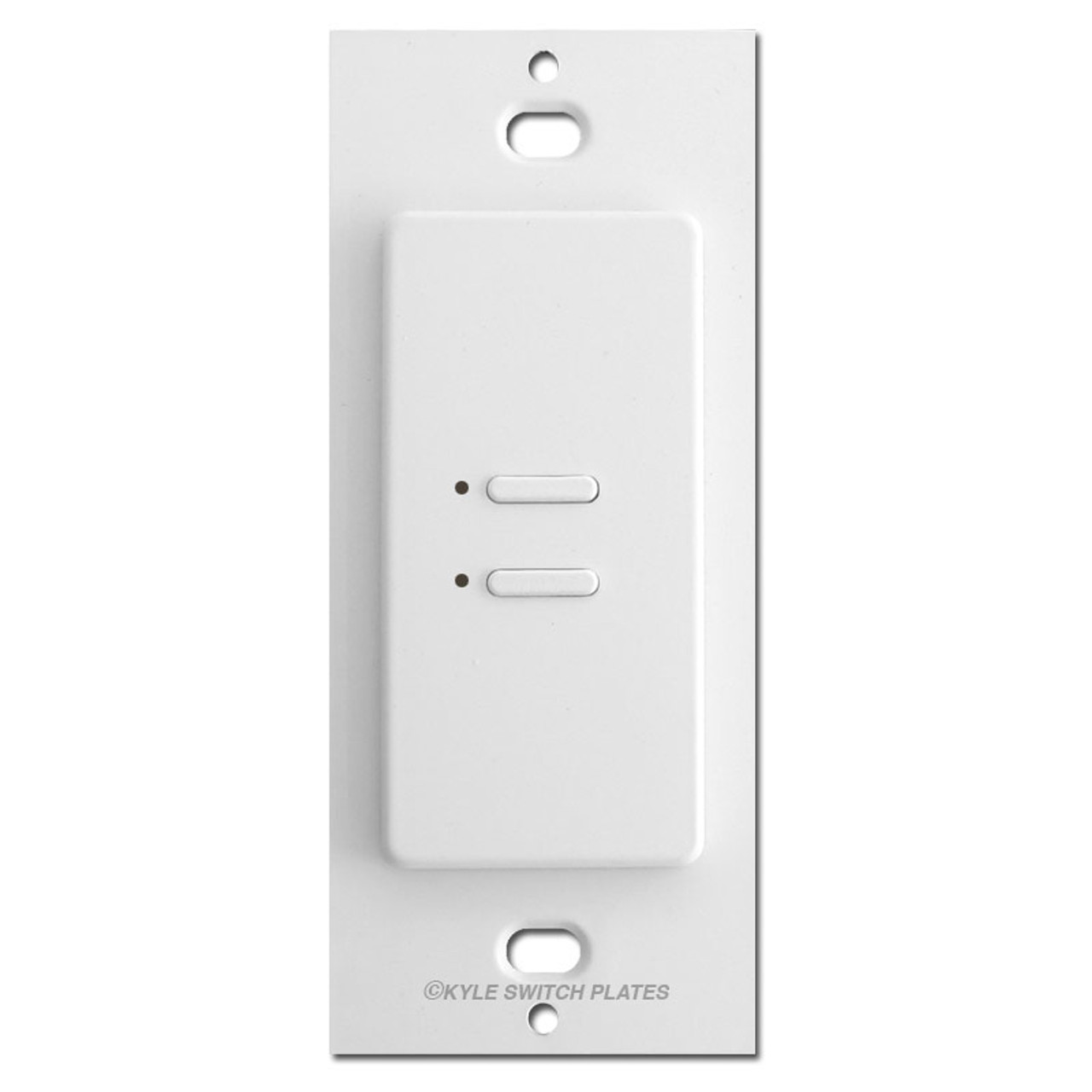 Touchplate Ultra Button LED Voltage Light Switch - White