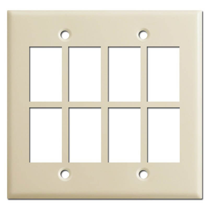 Low Voltage 8-Switch Master Selector Panel New Style - Ivory