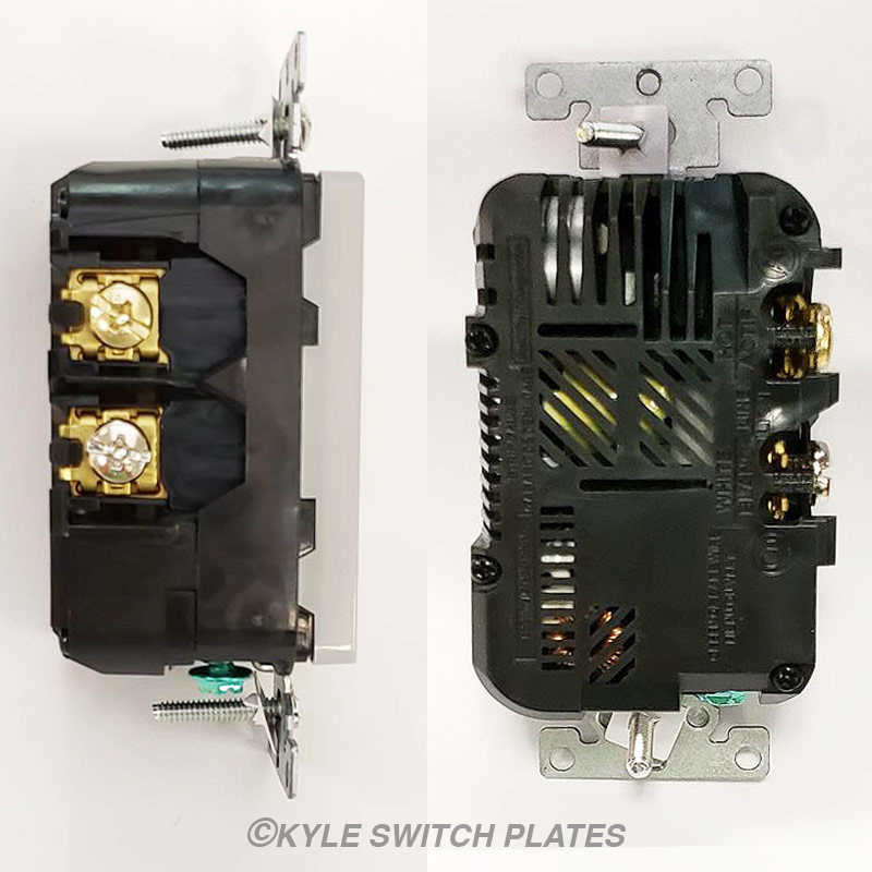 USB Wall Receptacle 2 Port Duplex Outlet 20A TR Leviton - Brown