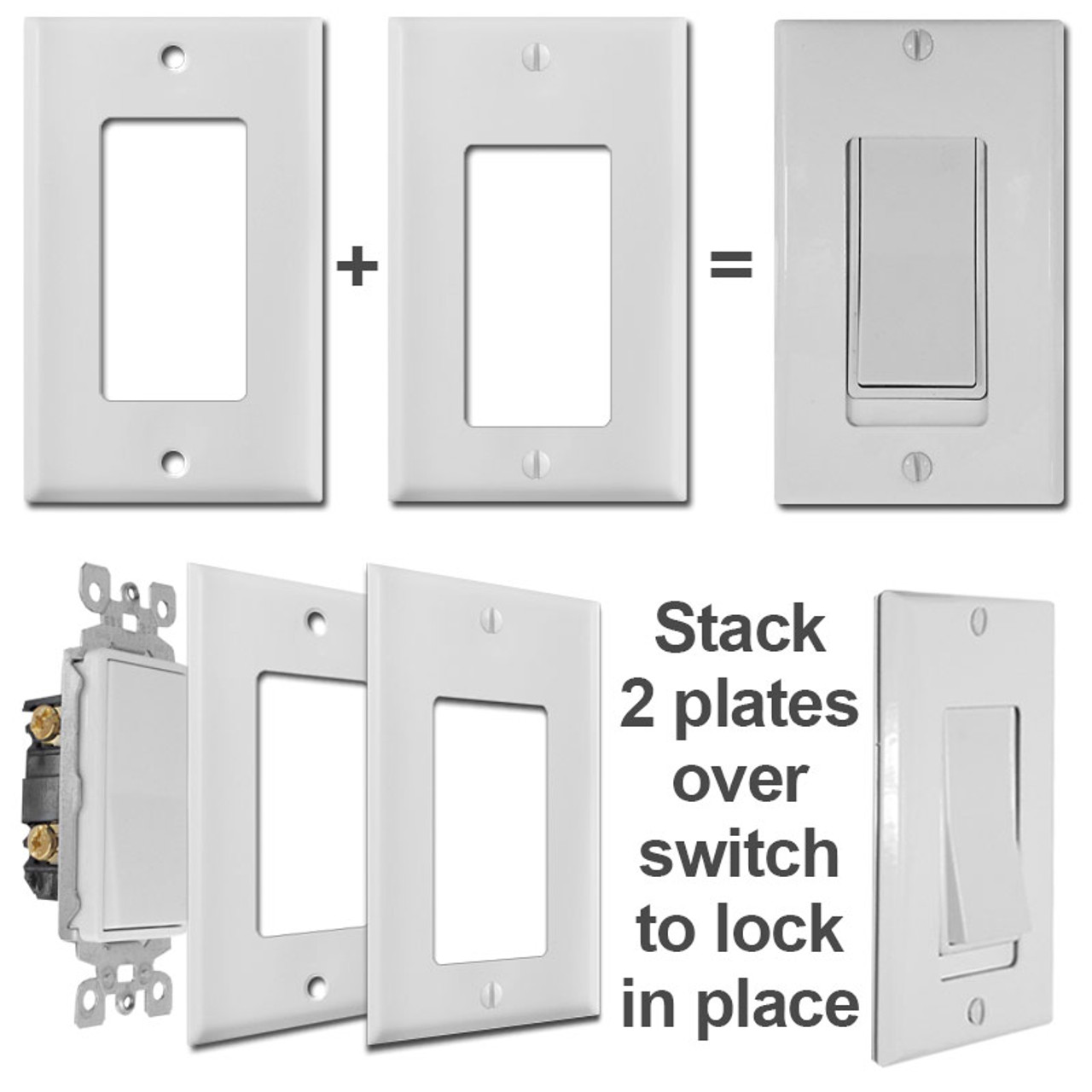 decora switch light switch lock