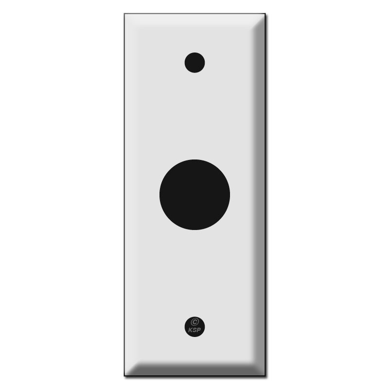 1.75'' Narrow Electrical Wall Plates - .875'' Diameter Hole