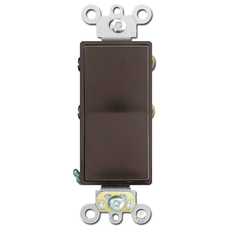 4-Way 20A Paddle Switch Leviton Decora - Brown | Kyle Switch Plates