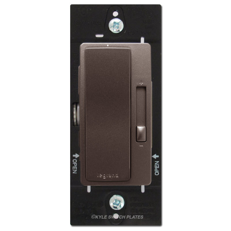 0-10V Fluorescent or LED Dimmer Switch Legrand - Dark Bronze