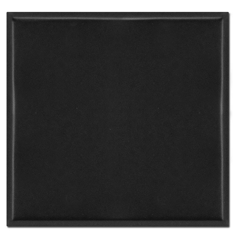 Oversized 2-Gang All Blank No Hole Electrical Box Cover - Black