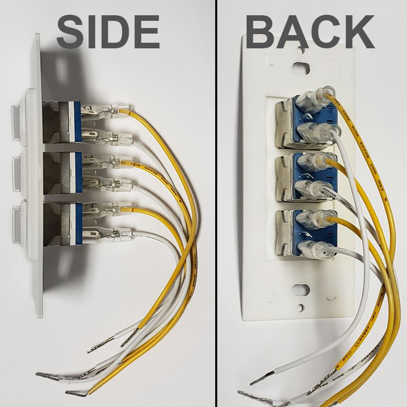 Touch Plate Innova Low Voltage 1-Switch Control Unit - White