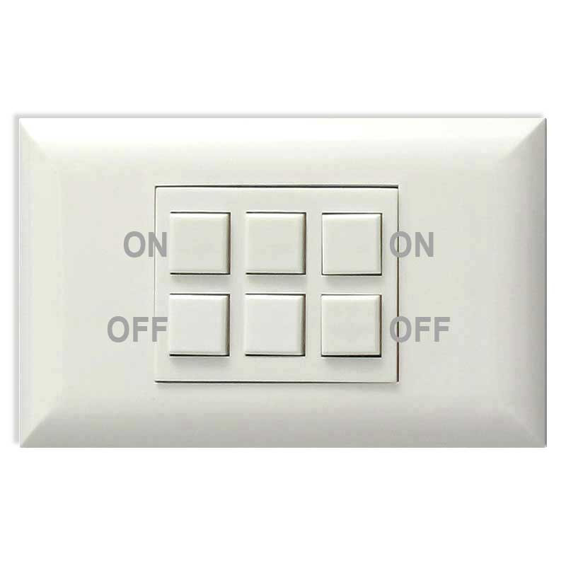 GE 3-Switch Classic Low Voltage Replacement Unit - 3 ON/OFF Pairs