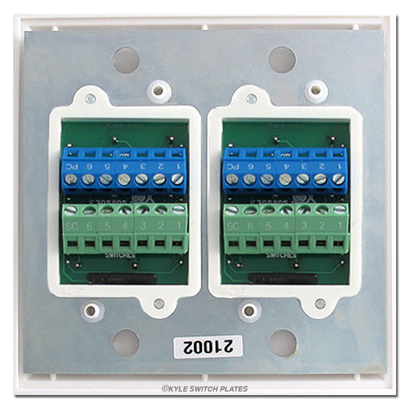 GE Low Voltage 6 Pilot Light Switch Replacement Unit on 2-Gang Box