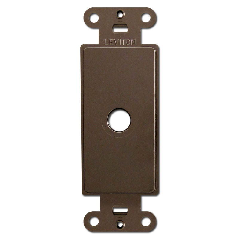 Brown Decora Rocker to Cable Switch Plate Insert