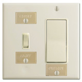 Switch Plate Labels & Engraved Name Tags Identify Light Switches