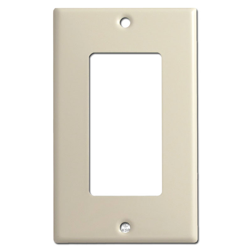 Ivory Decora GFCI Rocker Wall Plate Covers