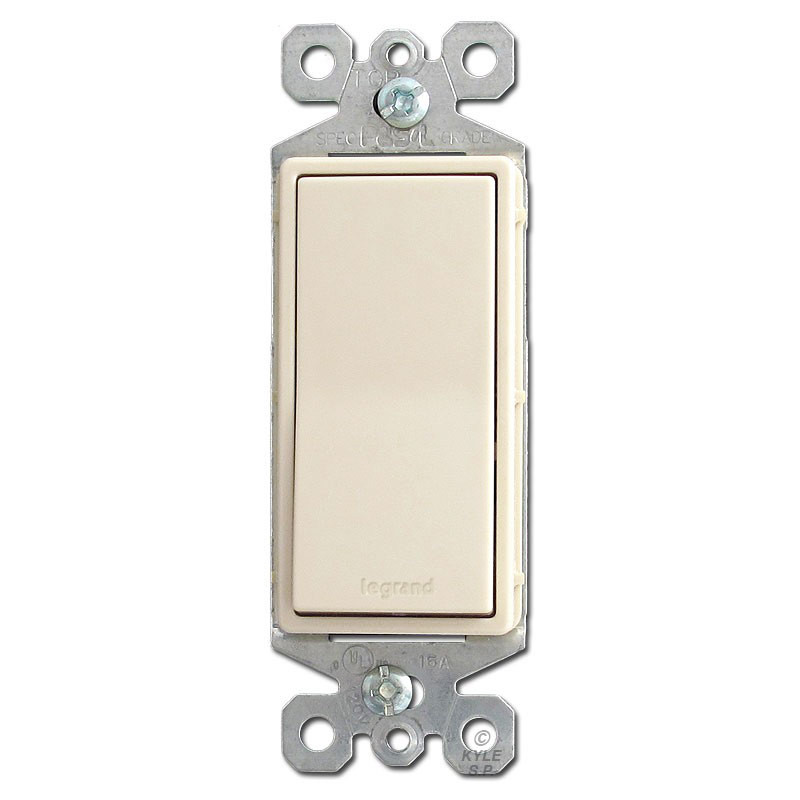 Light Almond 15 Amp Toggle Switches | Kyle Switch Plates
