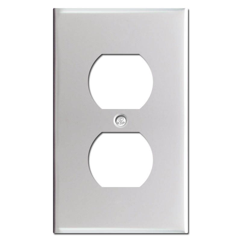2 Toggle Switch Plate Brushed Aluminum Kyle Switch Plates