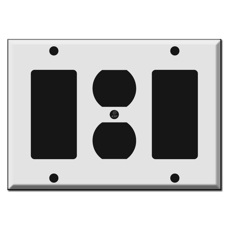 Decora Outlet Decora Combination 3 Gang Switch Plates