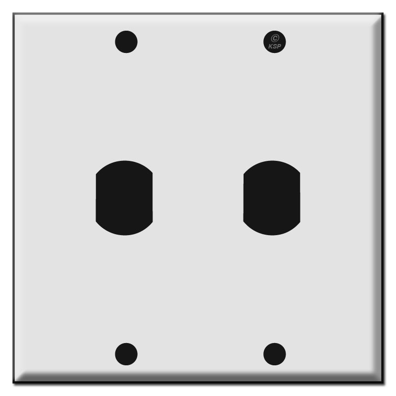 2 Gang 4 Sierra Low Voltage Trigger Switch Replacement Wall Plates
