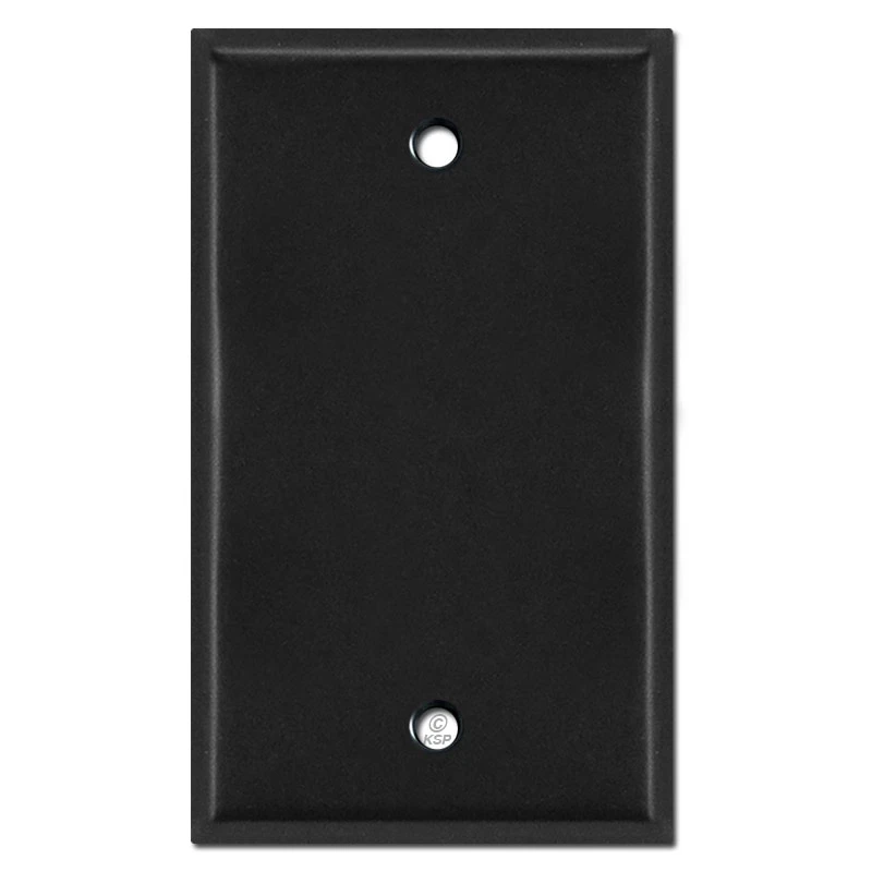 Black Switch Plates and Outlet Covers - Most Popular Sizes